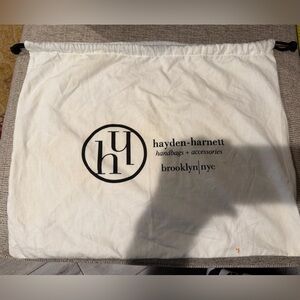 Hayden-Harnett Large Dust Bag | Canvas Logo Storage Bag